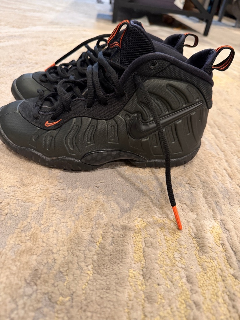 Nike Little Posite Pro PS 'Sequoia' 2018 – Size 4Y | Dark Green Foamposite
